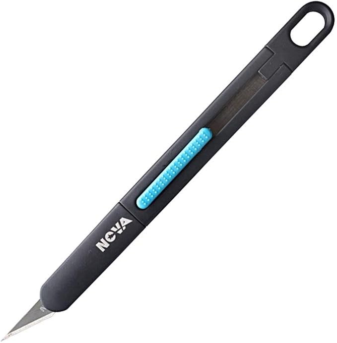 Nova Precision Craft & Hobby Knife, Premium Safety Cutter by NOVA
