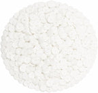 Mandala Crafts 6mm Flat Round White Sequins - Image 2