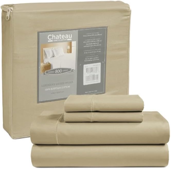 Bed Sheets King Size Sheets Set, 800 Thread Count Sateen Weave King Size - Image 2