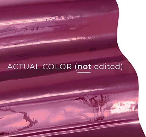 VViViD Chrome Pink Gloss DECO65 Permanent Adhesive Craft Vinyl Roll - Image 4
