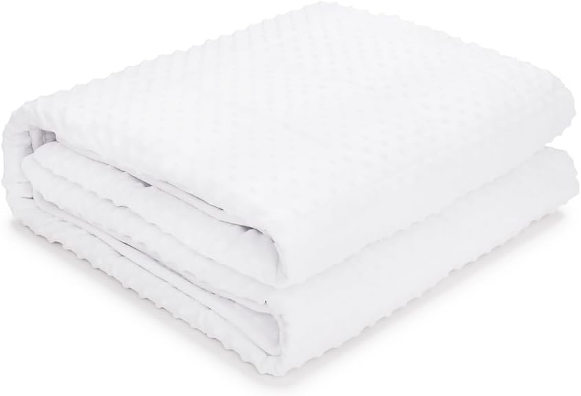 TONGDADA Minky Weighted Blanket | 40''x60'', 10lbs | Cozy and Soft Minky - Image 3