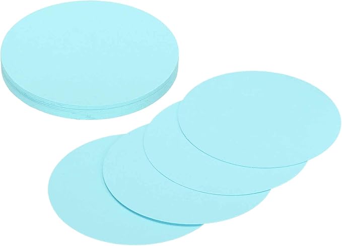 MECCANIXITY 24 Pcs Circle Card Stock, 2 Inch Round Cutouts Paper Thick by MECCANIXITY