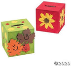 Fun Express DIY Unfinished Wood Block Piggy Bank - Image 6