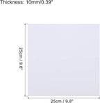MECCANIXITY EVA Foam Sheets White 9.8 Inch x 9.8 Inch 10mm Thick Crafts Foam - Image 2