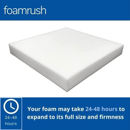 FoamRush 4" x 36" x 36" Premium Quality Upholstery Foam Cushion High Density - Image 2