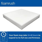 FoamRush 4" x 36" x 36" Premium Quality Upholstery Foam Cushion High Density - Image 2