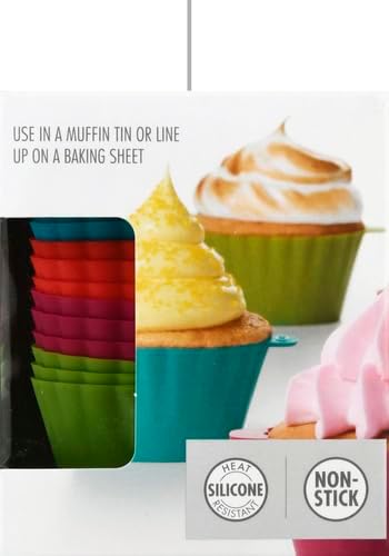 OXO Good Grips Silicone Baking Cups, Dishwasher Safe, Food Grade, Cupcake Cups - Image 20