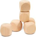 Blank Wooden Dice for Crafting and Games, 1.5 Inch Wood Blocks for Crafts by Woodpeckers
