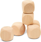 Wooden Blank Dice 1-1/2 inch x 1-1/2 inch, and Parties, by Woodpeckers by Woodpeckers