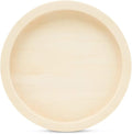 Circle Wood Panel 12-1/8 inch Diameter, Unfinished Wooden Trays by Woodpeckers