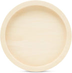 Circle Wood Panel 12-1/8 inch Diameter, Unfinished Wooden Trays by Woodpeckers