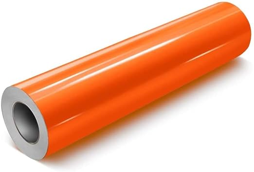 VViViD DECO65 Orange Gloss Permanent Adhesive Craft Vinyl by VVIVIDVINYL