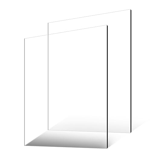 VEVOR Plexiglass Acrylic Sheet, 24 x 36 Inch 1/4 Inch Thick Clear Plastic Cast by VEVOR