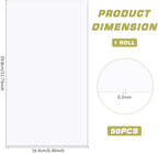 BENECREAT 50 Sheets Heat Resistant Clear Acetate Sheets, 11.7x6.5" PET - Image 2