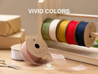 Vitalizart Navy Blue Ribbon Organza Sheer Ribbon 1 inch x 30 Yd in Total - Image 6