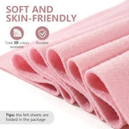 Baby Pink Felt Fabric 36'' X 36'', 1.4mm Large Felt Sheets Soft Durable Crafts - Image 3