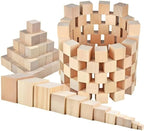 1000Pcs Wooden Blocks for Crafts, Unfinished Wood Cubes, 1cm Natural Pine Small - Image 8