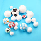 Crafare 2 Inch 28pc White Craft Foam Balls Round Smooth Polystyrene Ball - Image 4