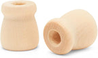 Bean Pot Candle Cups, 5/8 Inch, 1/4 Inch Hole, Wood Turnings by Woodpeckers