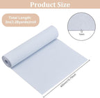 BENECREAT Gray-White Felt Roll, 10FT x 15.74 Inch Wide, 1mm Thick | Soft Woven - Image 2