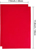Jtnohx Color Felt, Soft Felt Sheets, 1.4mm Thick 8"x12" Handicraft Felt Fabrics - Image 2