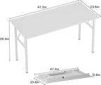 Need 47 inches Computer Desk Office Desk Folding Table - Image 3