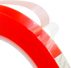 8mm x 25M Clear Double Sided Strong Adhesive Tape | Transparent Acrylic Tape by GENNEL