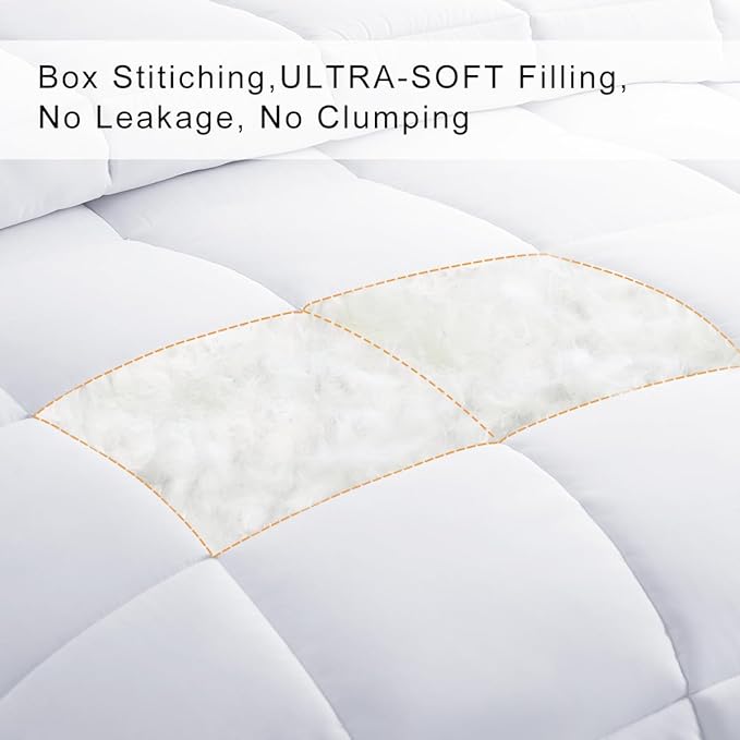 COHOME Premium Oversized Queen Size Comforter, All-Season Quilted Down - Image 3