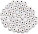 AD Beads Wood Spacer Loose Wooden Craft Beads Big Hole Beads Assorted by ADBeads