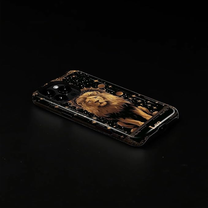 ZHEGAILIAN Case for iPhone 16 Pro, Galaxy Lion Gold Durable Shockproof Silicone - Image 3