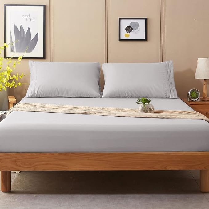 SONORO KATE Bed Sheet Set Super Soft Microfiber 1800 Thread Count Luxury Sheets - Image 3
