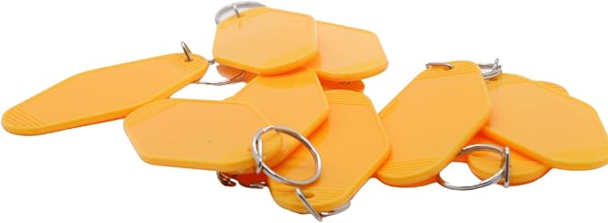 10pcs Blank Hotel Keychains Bulk Vintage Motel Keychain Vinyl HTV printing - Image 5