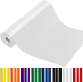 12" x 50 FT White HTV Vinyl Roll Heat Transfer Iron On Vinyl by Oleitodh