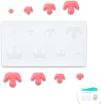 Nuvretk 8 Cute Silicone Molds for Needle Felting by Unknown