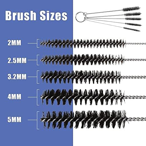 EBEST 4 SET Airbrush Cleaning Kit Repair Tools Needle Nozzle Brush Glass - Image 3