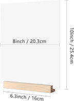 8x10 Inch Blank White Acrylic Sign - Image 2