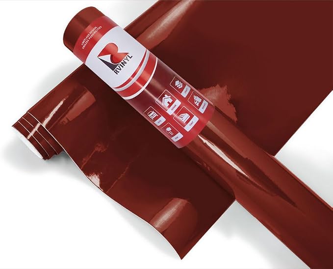 ORACAL 951 Red Brown Gloss Permanent Adhesive Vinyl Roll by Rvinyl
