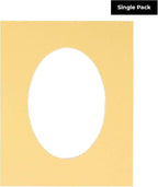 CountryArtHouse Marzipan Beige Acid Free 30x42 Oval Picture Frame Mat - Image 2