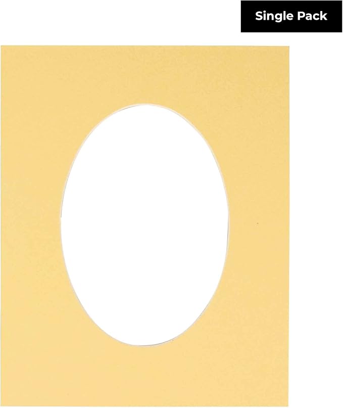 CountryArtHouse Marzipan Beige Acid Free 30x42 Oval Picture Frame Mat - Image 2