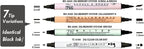 Kuretake ZIG Twin Marker BLACK 4 Assortment set - Image 8