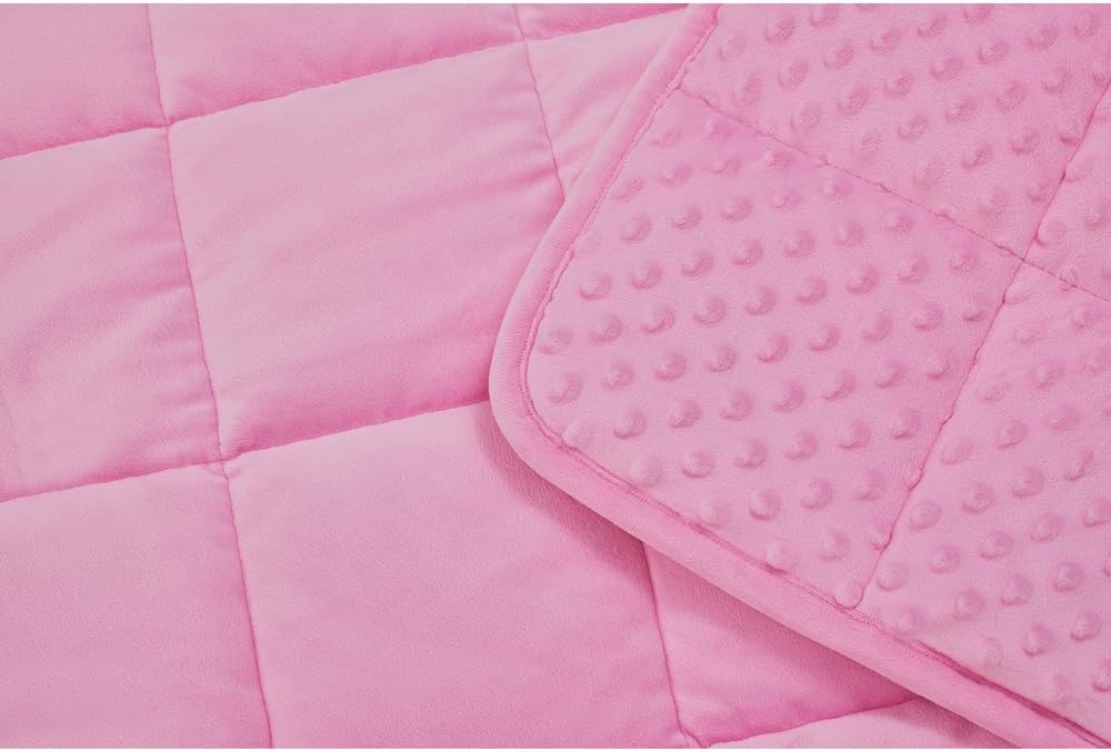 TONGDADA Minky Weighted Blanket | 40''x60'', 10lbs | Cozy and Soft Minky - Image 5