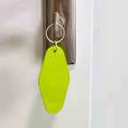 10pcs Blank Hotel Keychains Bulk Vintage Motel Keychain Vinyl HTV printing - Image 3