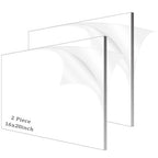 Clear Acrylic Sheet Plexiglass, 1/4" Thick Cast Acrylic Glass Sheet, Plexiglass by ADTDA