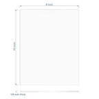KAITELA Clear Acrylic Sheet 8" x 10" Cast Plexiglass Panel 1/8" Thick - Image 3