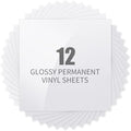 Glossy White Permanent Vinyl for Cricut by LyaVinyl
