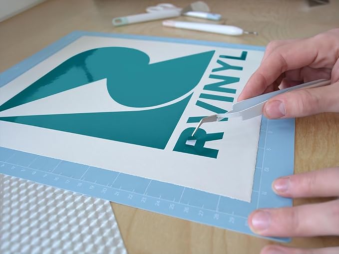 3M Teal Adhesive Craft Vinyl 12in x 10ft - Image 4