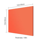12x12 Inches Red Mirror Acrylic Sheet – 2 Pcs Reflective Acrylic Panel - Image 6