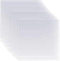 30 Pack 4 Mil Blank Stencil Sheets, 12 x 12inch Clear Mylar Blank Stencils by EGOSKY