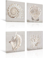 JAPO ART Neutral Shells Eva Watts by PI Creative Art Modern seashells Canvas - Image 2