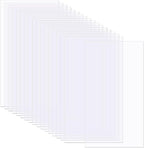 BENECREAT 50 Sheets Heat Resistant Clear Acetate Sheets, 11.7x6.5" PET by BENECREAT